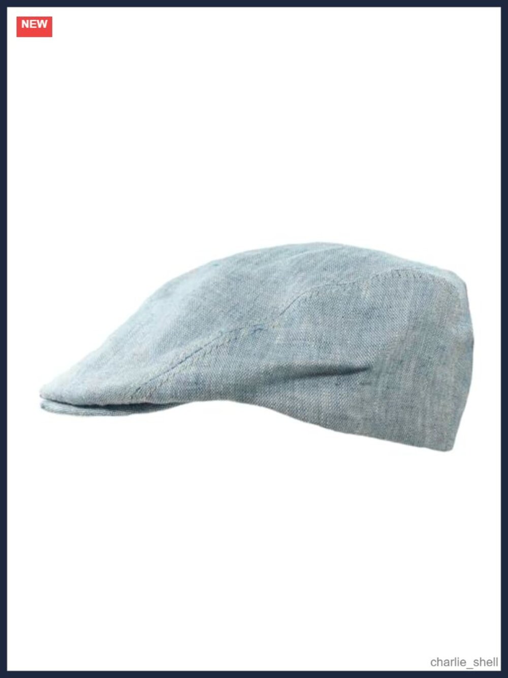Linen Newsboy Cap Slim Fit Made in Ireland Breathable Summer Hat